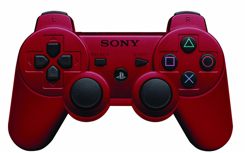 Беспроводной контроллер Dualshock 3 (гранатовый)