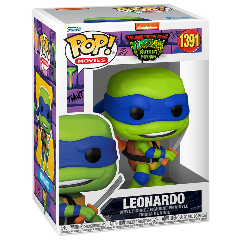 Фигурка Funko POP Movies: Teenage Mutant Ninja Turtles – Mutant Mayhem Leonardo (9,5 см)