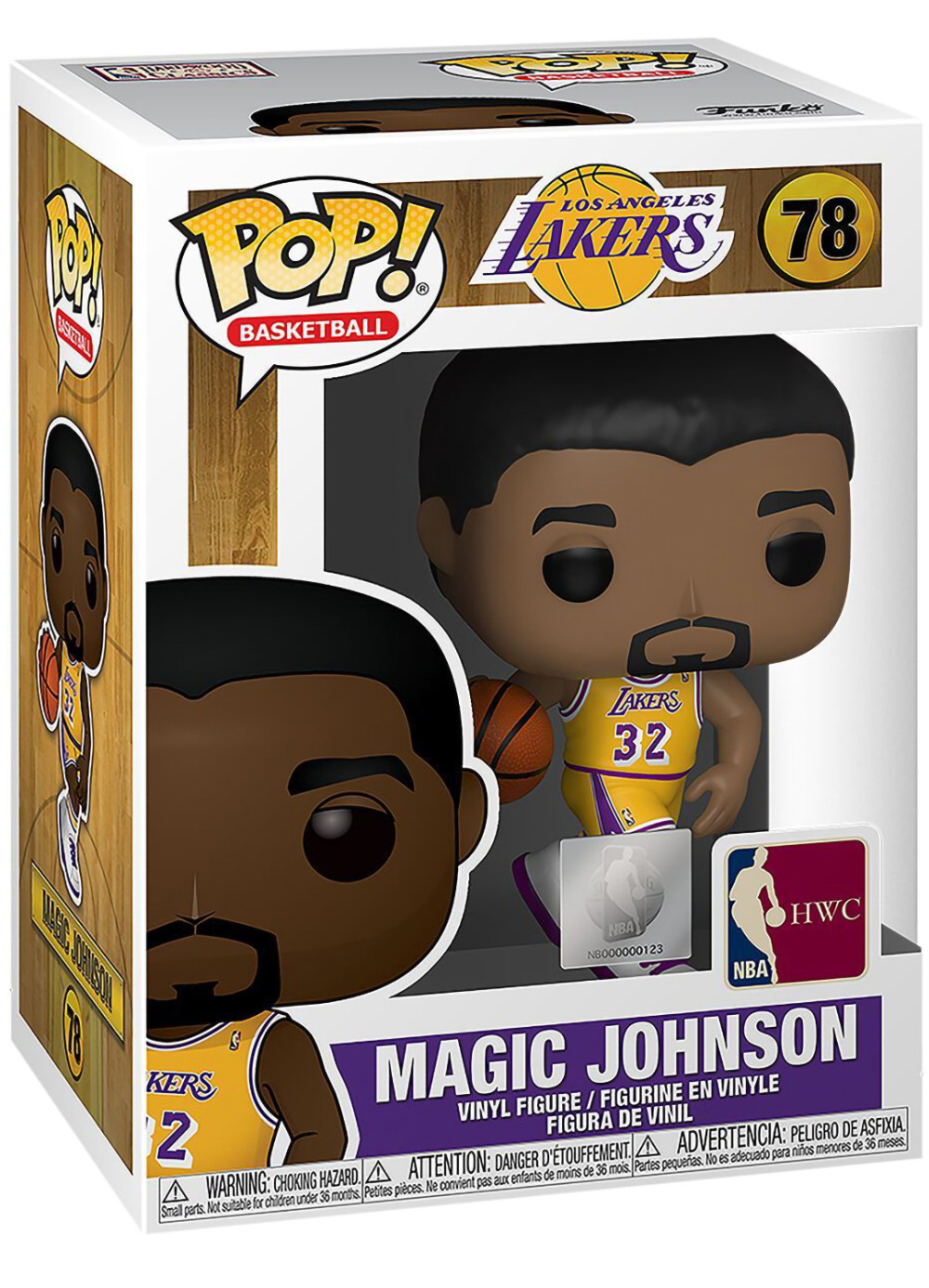  Funko POP Basketball: NBA Los Angeles Lakers  Magic Johnson Home (9,5 )