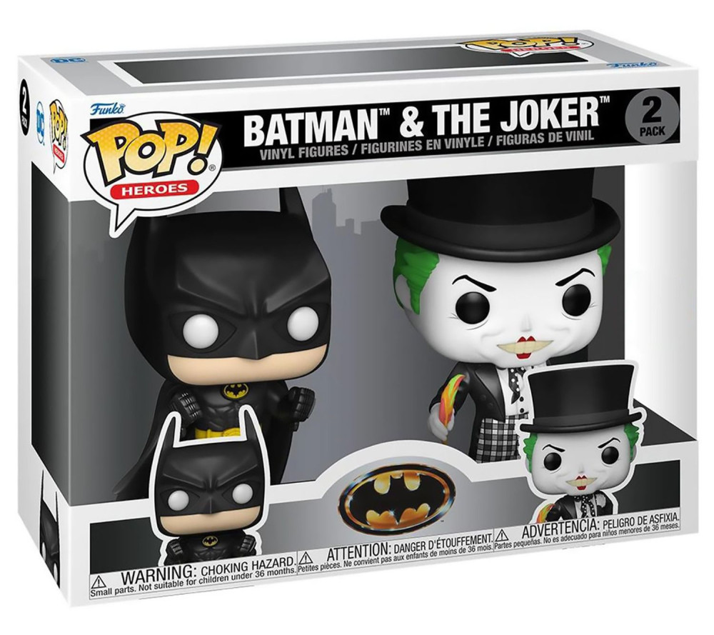  Funko POP Heroes: The Batman  Batman & The Joker Exclusive 2-Pack (9,5 )