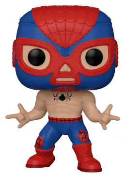  Funko POP Marvel: Lucha Libre Edition – El Aracno Spider-Man Bobble-Head (9,5 )