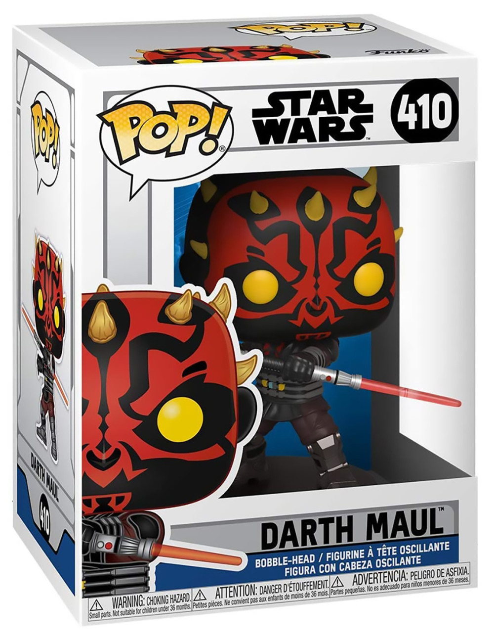  Funko POP: Star Wars: The Clone Wars  Darth Maul Bobble-Head (9,5 )