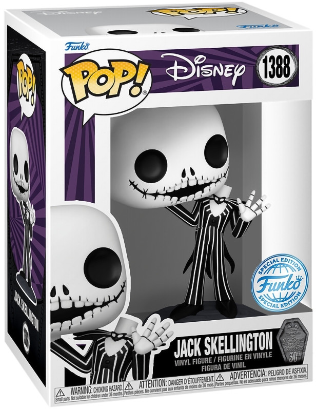  Funko Disney: The Nightmare Before Christmas 30th  Jack Skellington Exclusive (9,5 )