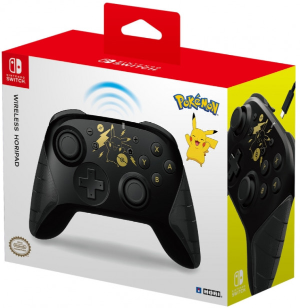 Геймпад Hori: Wireless Horipad – Pikachu Black & Gold беспроводной для Nintendo Switch (NSW-293U)
