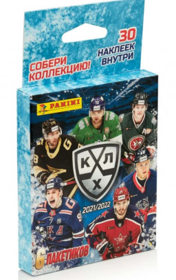 Блистер с наклейками Хоккей: КХЛ 14 сезон (2021-22) (6 наборов)