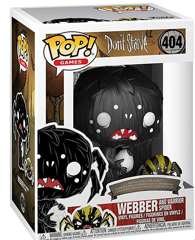  Funko POP Games: Don't Starve  Webber And Warrior Spider (9,5 )