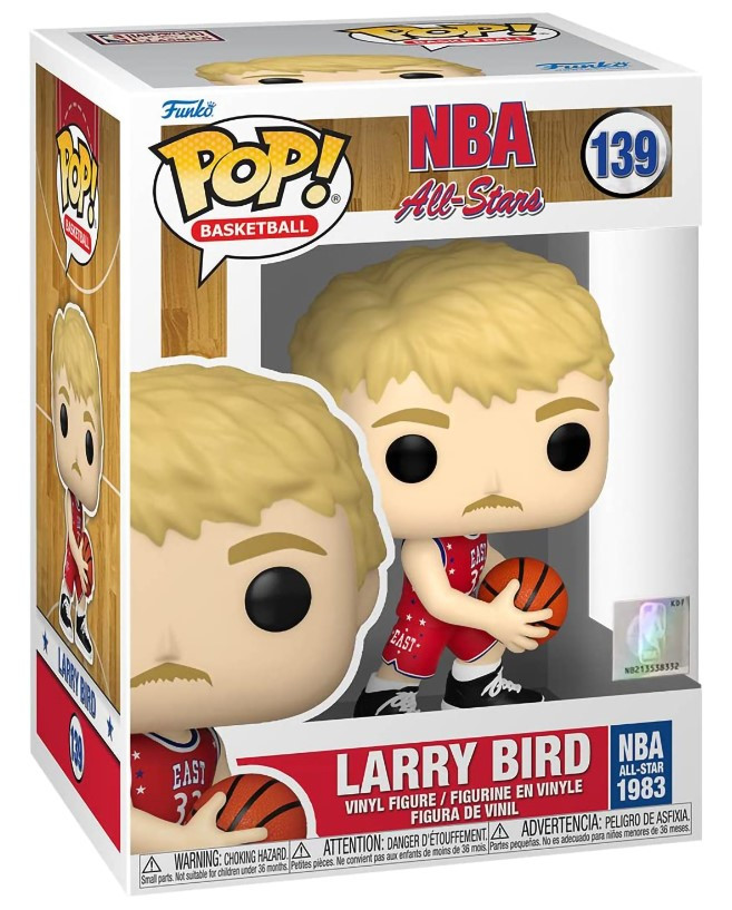  Funko POP Basketball NBA All Stars: Larry Bird [Red All-Star Uni 1992] (9,5 )