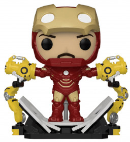  Funko POP Marvel: Iron Man 2  Iron Man Mark IV With Gantry Glows In The Dark Exclusive Bobble-Head (9, 5 )