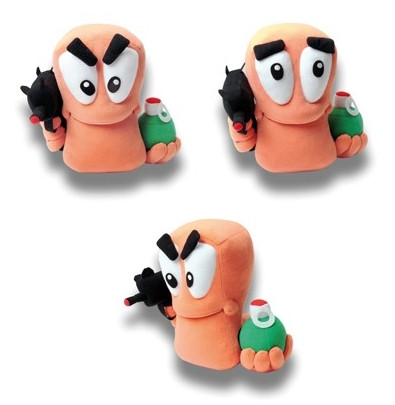 Мягкая игрушка Worms. Boggy B со звуком (32 см)