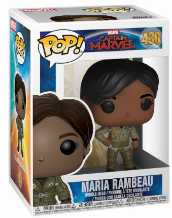 Фигурка Funko POP: Captain Marvel – Maria Rambeau Bobble-Head (9,5 см)