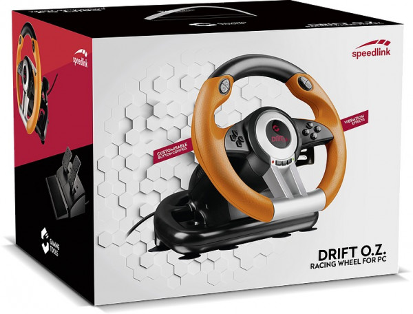 Руль Speedlink DRIFT O.Z. Racing Wheel для PC (SL-6695-BKOR-01)