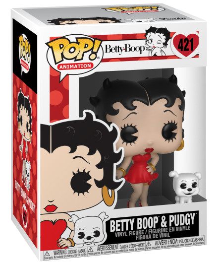 Фигурка Funko POP Animation: Betty Boop – Betty Boop & Pudgy (9,5 см)