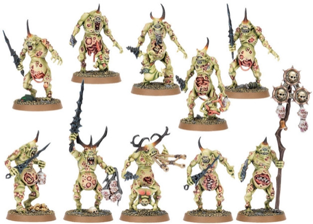   Warhammer 40,000. Plaguebearers of Nurgle