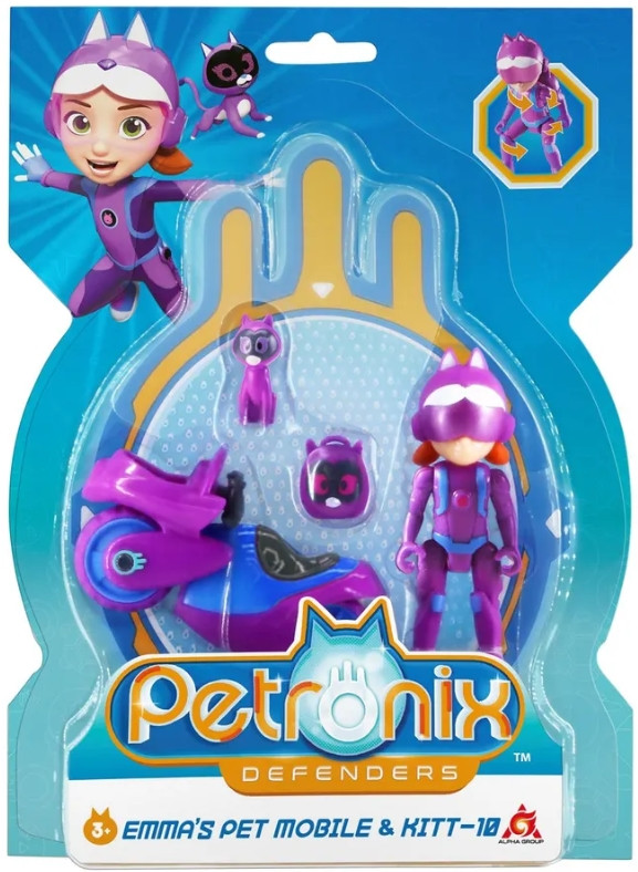 Игровой набор Petronix: Мега-трансформер 2в1 – Китти и фигурка