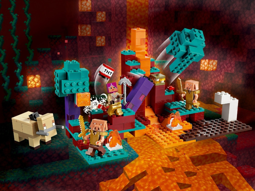 Конструктор LEGO Minecraft: Искажённый лес