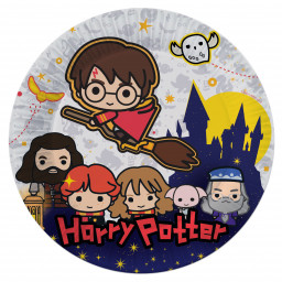 Набор бумажных тарелок Harry Potter: Chibi (180 мм, 6 шт)