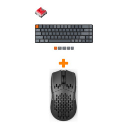  Keychron K7 ( M1 black,  K7 Low Profile, Red Switch)