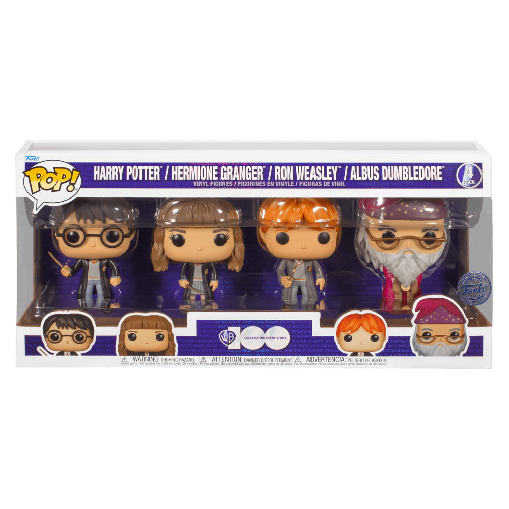  Funko POP: Harry Potter  Harry / Hermione / Ron / Dumbledor Exclusive (9,5 ) (4 )