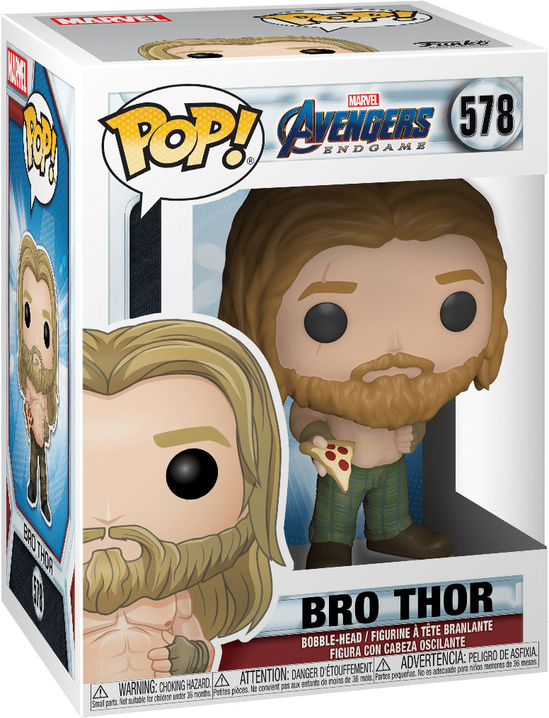  Funko POP Marvel: Avengers Endgame  Bro Thor With Pizza Bobble-Head (9,5 )