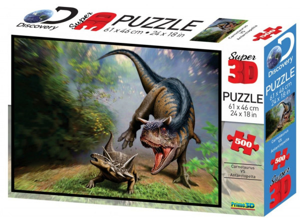 Super 3D Puzzle: Карнотавр против антарктопельты