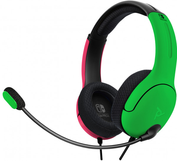 Проводная гарнитура LVL40 для Nintendo Switch (Pink Green)