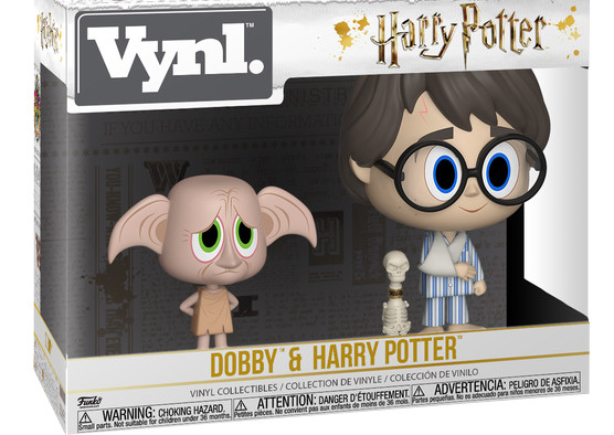  Funko Vynl: Harry Potter  Dobby + Harry (2-Pack)