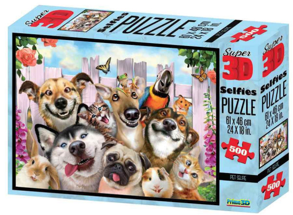 Super 3D Puzzle: Селфи домашних питомцев