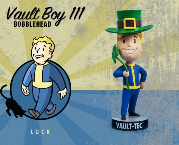 Фигурка Fallout 4 Vault Boy 111 Bobbleheads: Series Three – Luck (13 см)