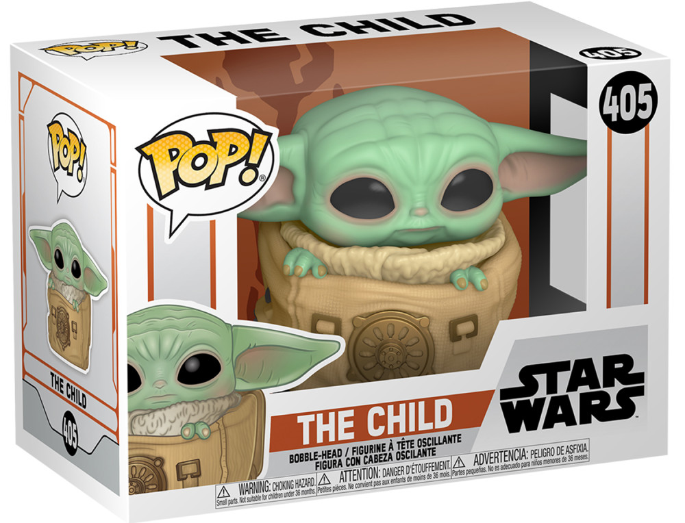  Funko POP: Star Wars The Mandalorian  The Child In The Bag Bobble-Head (9,5 )