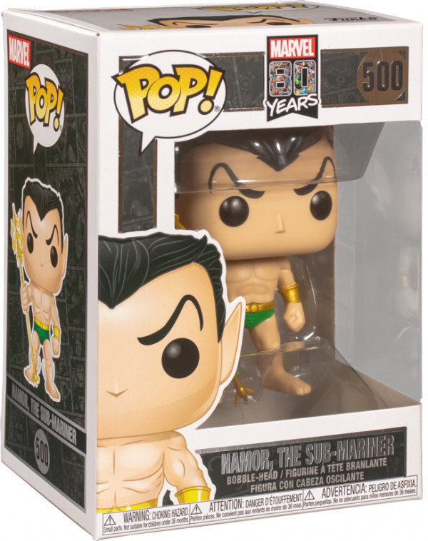 Фигурка Funko POP: Marvel 80 Years – Namor The Sub-Mariner Bobble-Head (9,5 см)