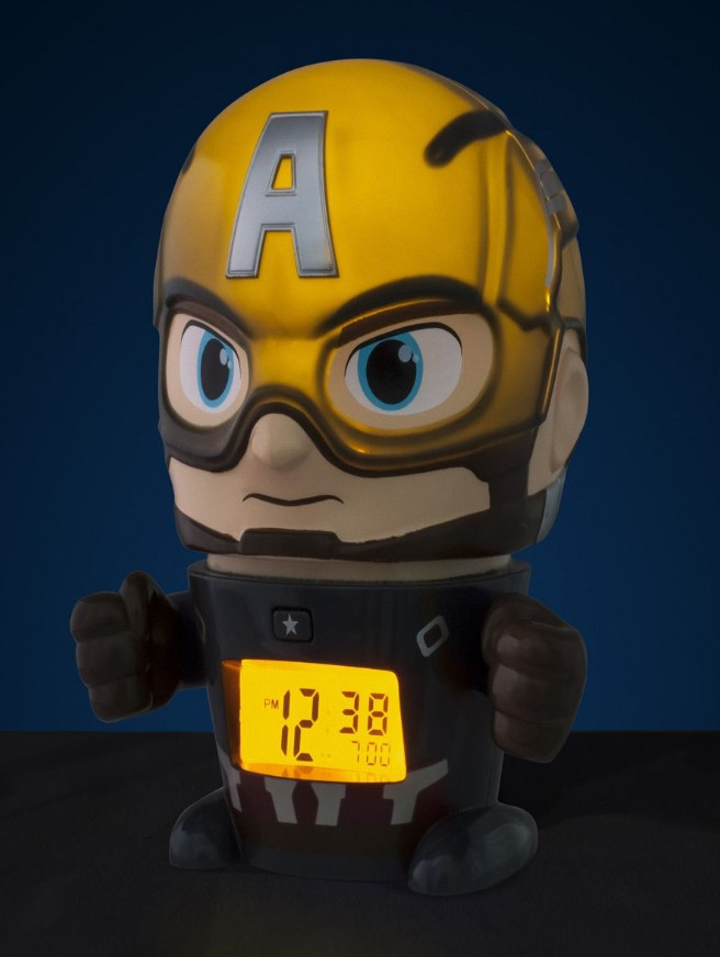 Часы-будильник Marvel: Captain America