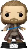 ������� Funko POP Star Wars: Obi-Wan Kenobi � Obi-Wan Kenobi Battle Pose Bobble-Head (9,5 ��)