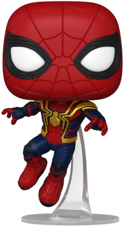 Фигурка Funko POP Marvel: Spider-Man No Way Home – Spider-Man Leaping Tom Holland Bobble-Head (9,5 см)
