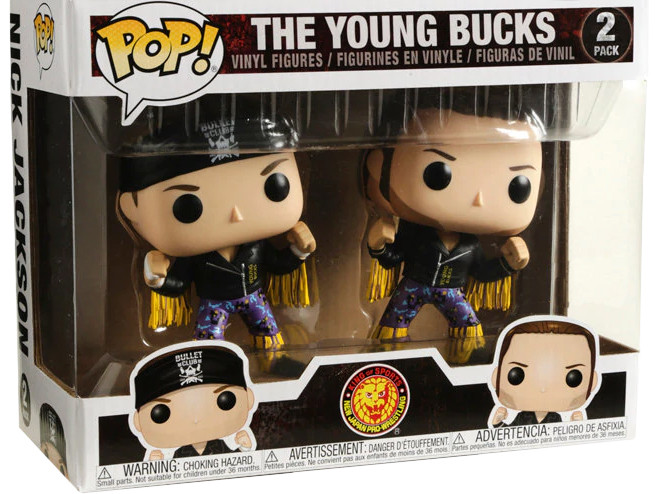  Funko POP: Wrestling Bullet Club  The Young Bucks Exclusive (2-Pack) (9,5 )