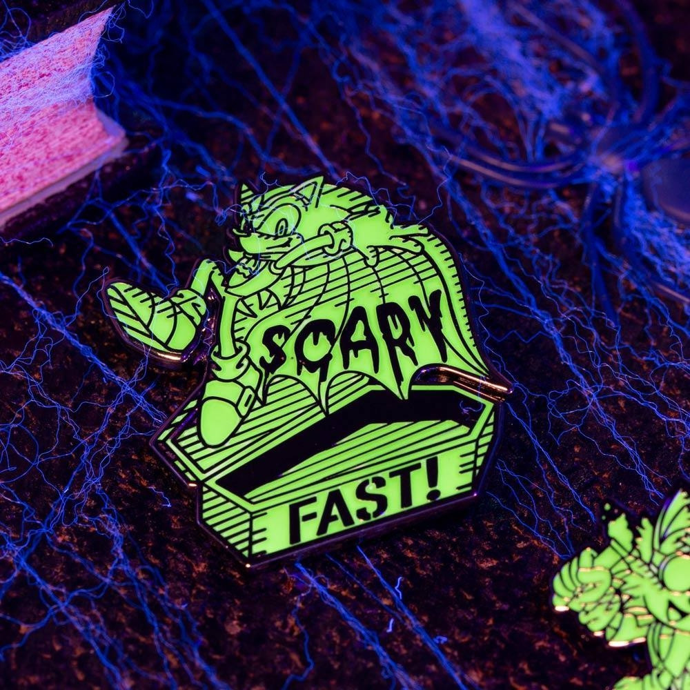 Набор значков Sonic The Hedgehog Dark Halloween 1.1 Pin Kings 2-Pack