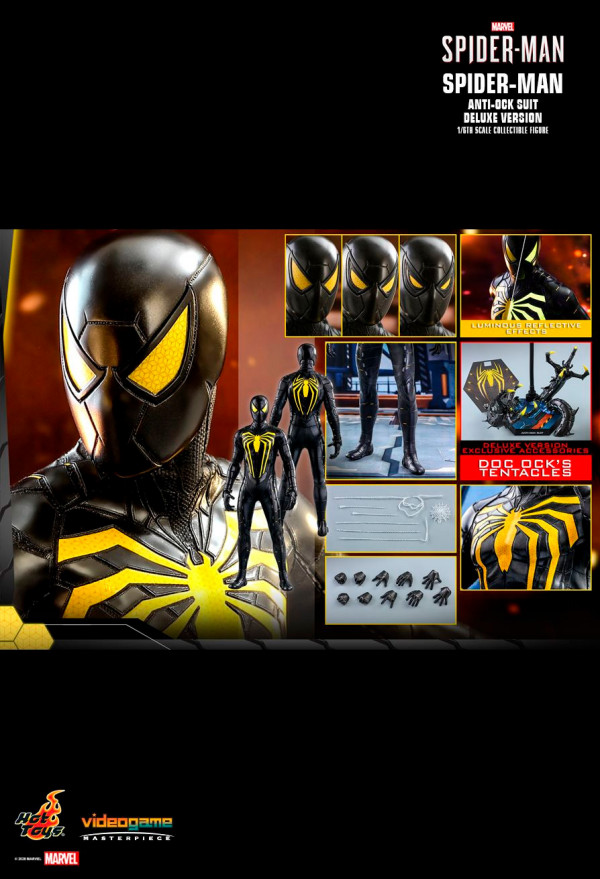 Фигурка Marvel Spider-Man: Anti-Ock Suit – Spider-Man Deluxe Version (30 см)