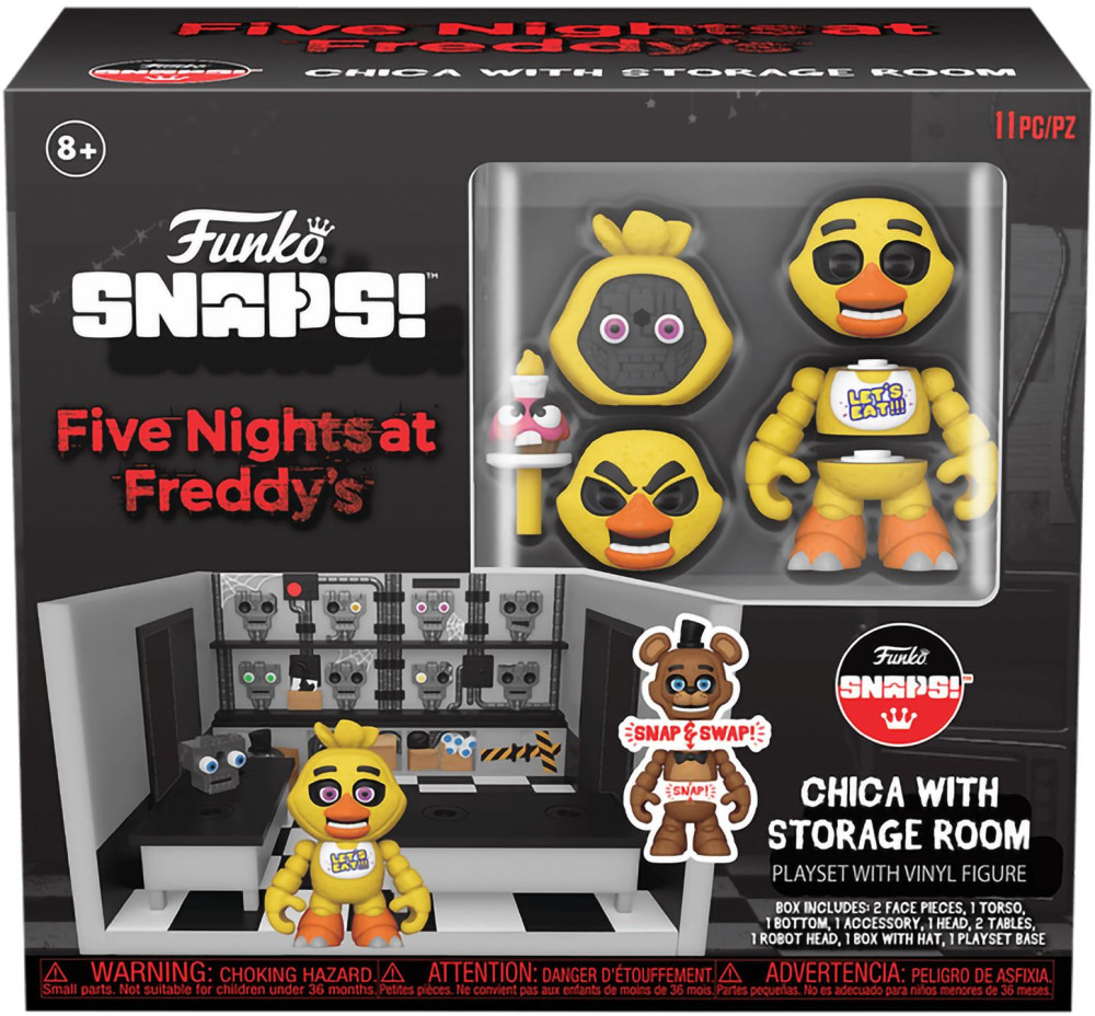  Funko POP Vinyl SNAPS!: Five Nights At Freddy`s  Chica Wih Storage Room