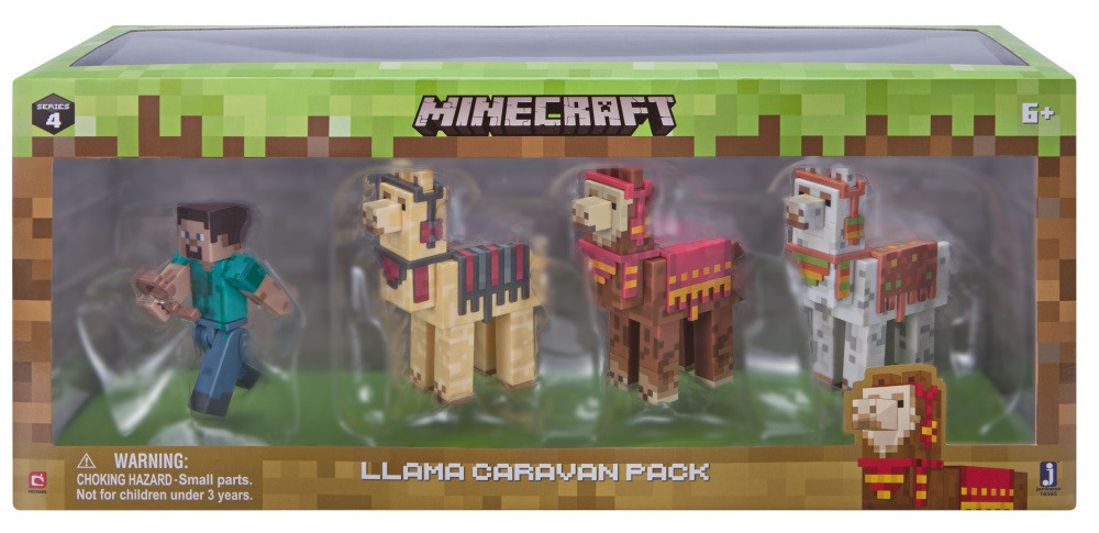 Набор фигурок Minecraft: Steve With Llama Caravan 