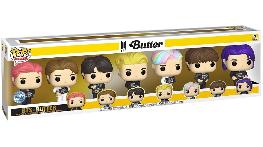 Набор фигурок Funko POP Rocks: BTS Butter (7 шт)