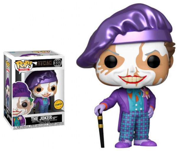 Фигурка Funko POP Heroes: Batman 1989 – Joker With Hat With Chase (9,5 см)