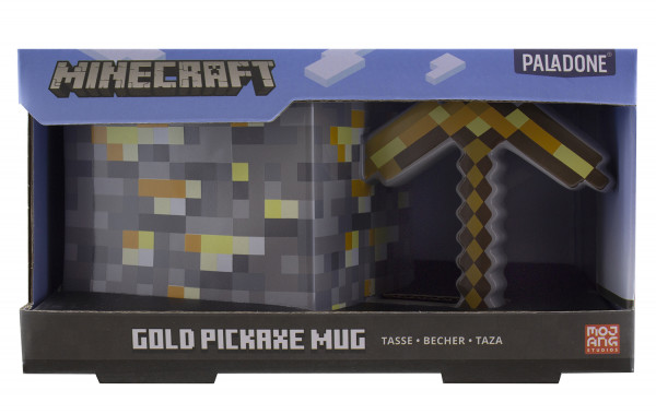 Кружка Minecraft: Gold Pickaxe 3D (550мл)