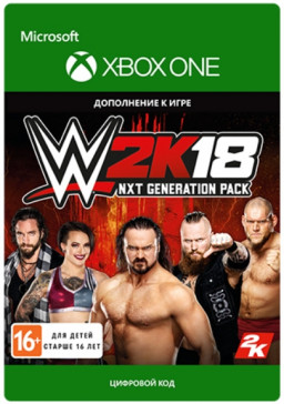 WWE2K18: NXTGenerationPack.  [Xbox,]