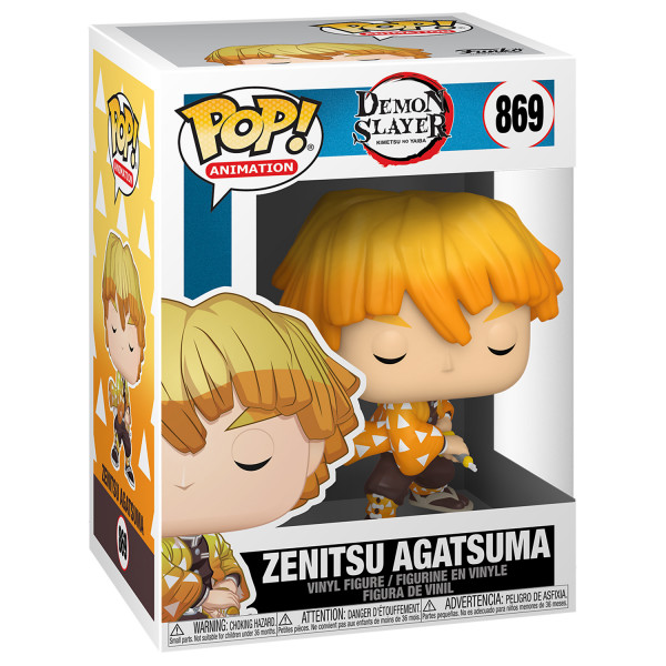 Фигурка Funko POP Animation: Demon Slayer Kimetsu no Yaiba – Zenitsu Agatsuma (9,5 см)