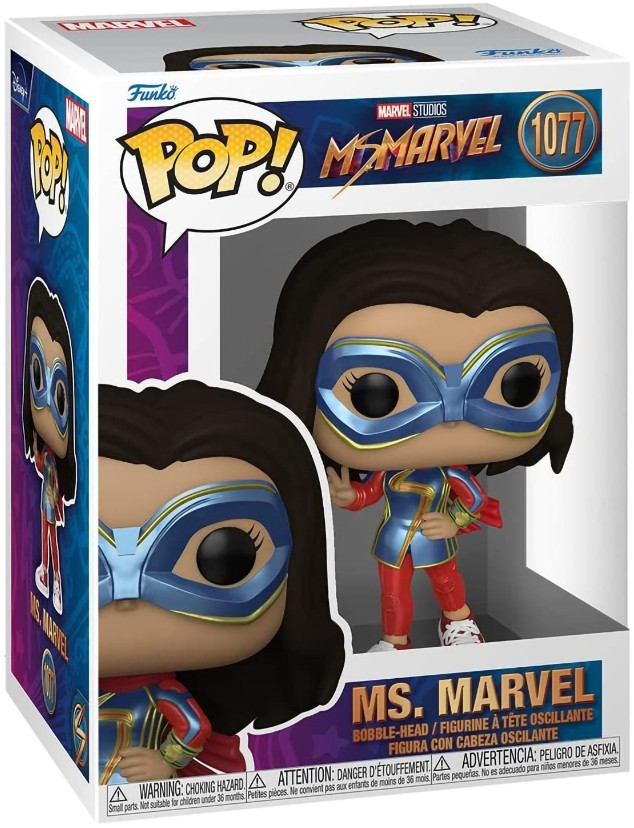  Funko POP Marvel: Ms. Marvel  Ms. Marvel Bobble-Head (9,5 )