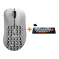   Pulsar Xlite Wireless V2 Competition Mini White +  Keychron K3, White LED  Blue Switch