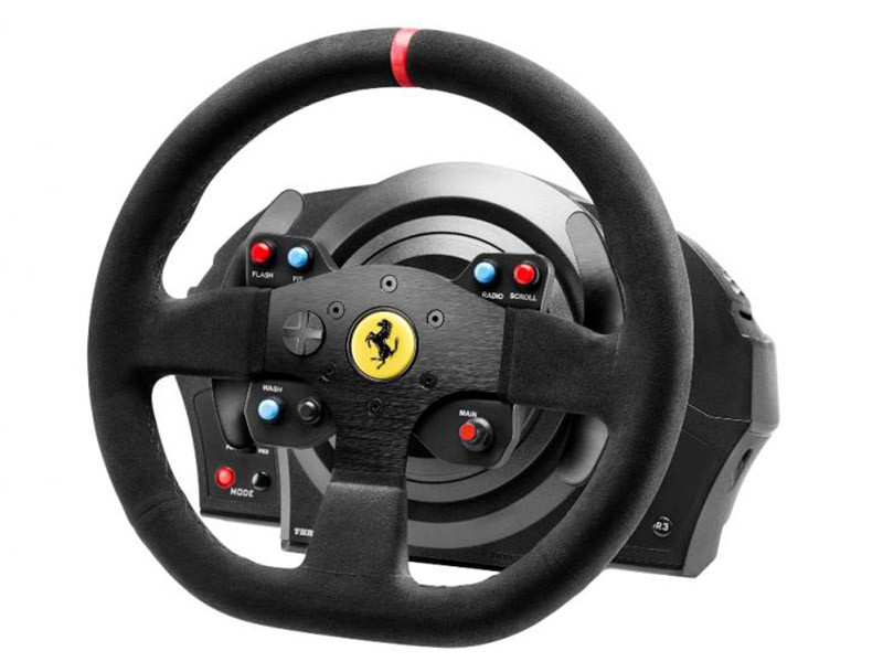 Гоночный руль Thrustmaster T300 Ferrari Integral Rw Alcantara ed eu для PS4 / PS3