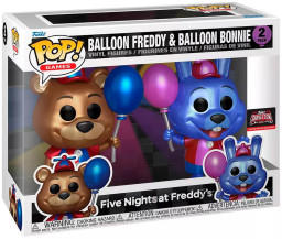  Funko POP Games: Five Nights At Freddy`s Balloon Freddy & Balloon Bonnie  Metallic Exclusive (9,5 ) (2 )