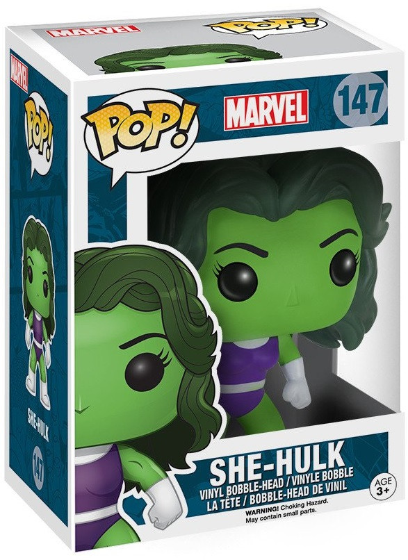 Фигурка Funko POP Games: Marvel – She-Hulk Bobble-Head (9,5 см)