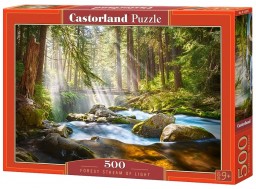 Puzzle-500:   (Forest Stream of Light)