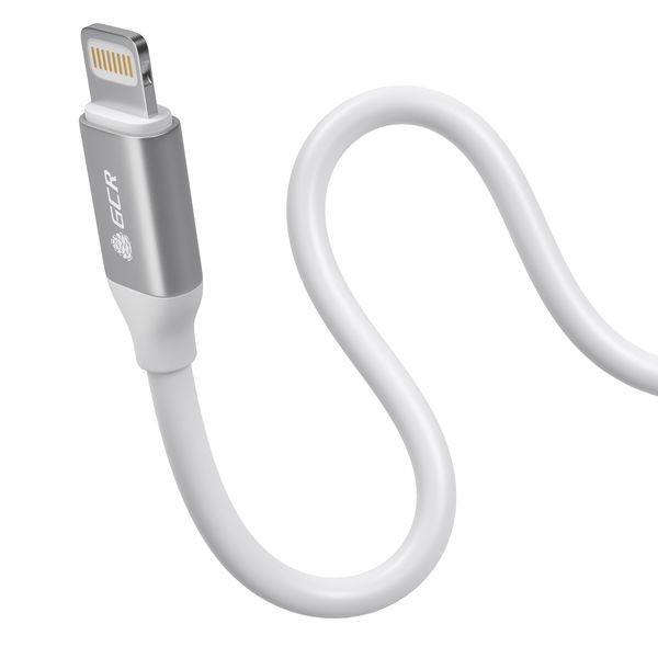 Кабель Greenconnect Apple, AM/Lightning 8pin MFI 1.2 м для iPod, iPhone, iPad (белый) (GCR-52208)